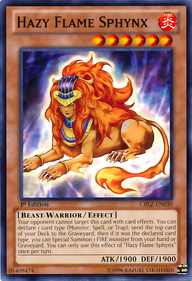 Hazy Flame Sphynx [CBLZ-EN030] Common - POKÉ JEUX