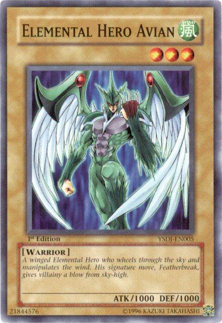 Elemental HERO Avian [YSDJ-EN005] Common - POKÉ JEUX