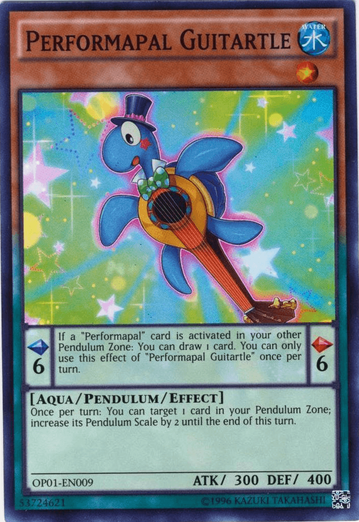 Performapal Guitartle [OP01-EN009] Super Rare - POKÉ JEUX
