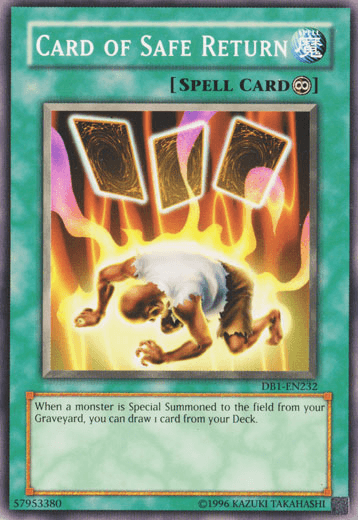 Card of Safe Return [DB1-EN232] Common - POKÉ JEUX