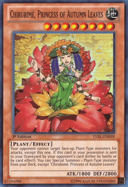 Chirubime, Princess of Autumn Leaves [LVAL-EN039] Super Rare - POKÉ JEUX