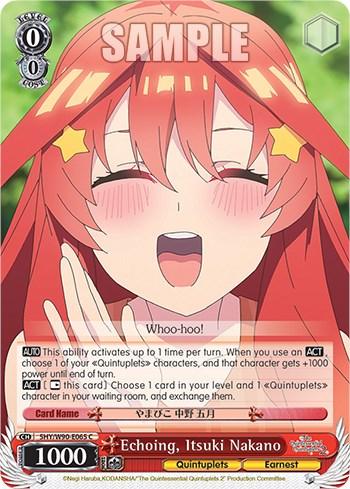 Echoing, Itsuki Nakano (5HY/W90-E065 C) [The Quintessential Quintuplets 2] - POKÉ JEUX