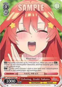 Echoing, Itsuki Nakano (5HY/W90-E065 C) [The Quintessential Quintuplets 2] - POKÉ JEUX