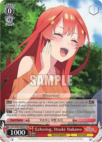 Echoing, Itsuki Nakano (5HY/W90-E065S SR) [The Quintessential Quintuplets 2] - POKÉ JEUX
