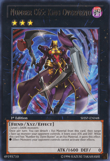 Number C65: King Overfiend [SHSP-EN048] Rare - POKÉ JEUX