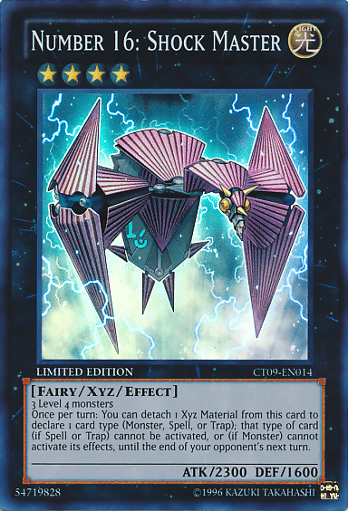 Number 16: Shock Master [CT09-EN014] Super Rare - POKÉ JEUX