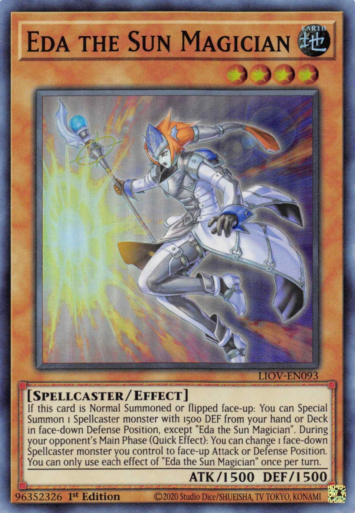 Eda the Sun Magician [LIOV-EN093] Super Rare - POKÉ JEUX