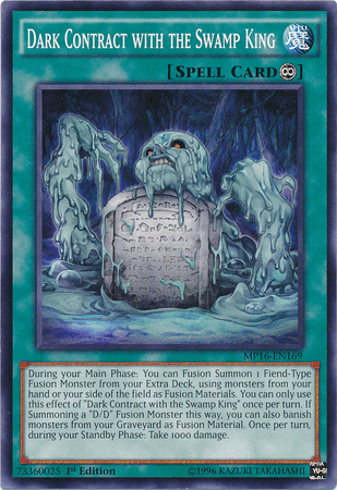 Dark Contract with the Swamp King [MP16-EN169] Common - POKÉ JEUX