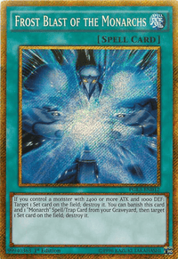 Frost Blast of the Monarchs [PGL3-EN012] Gold Secret Rare - POKÉ JEUX