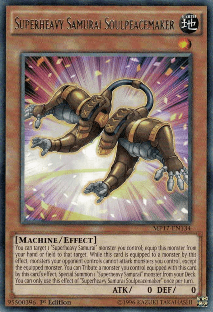 Superheavy Samurai Soulpeacemaker [MP17-EN134] Rare - POKÉ JEUX