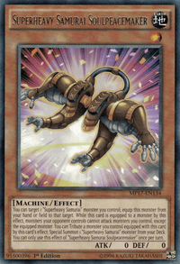 Superheavy Samurai Soulpeacemaker [MP17-EN134] Rare - POKÉ JEUX