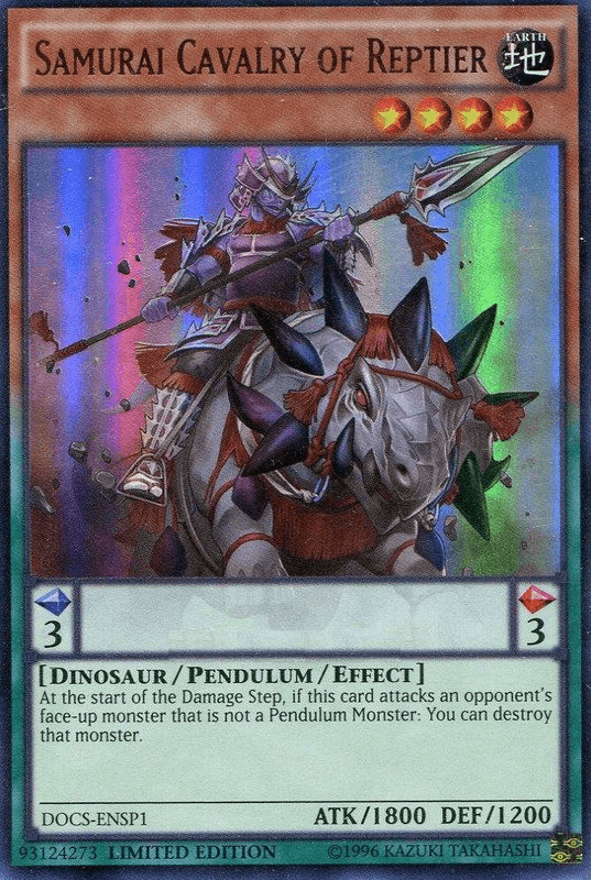 Samurai Cavalry of Reptier (ENSP1) [DOCS-ENSP1] Ultra Rare - POKÉ JEUX