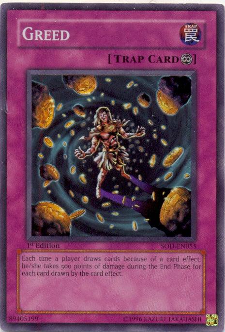 Greed [SOD-EN055] Super Rare - POKÉ JEUX
