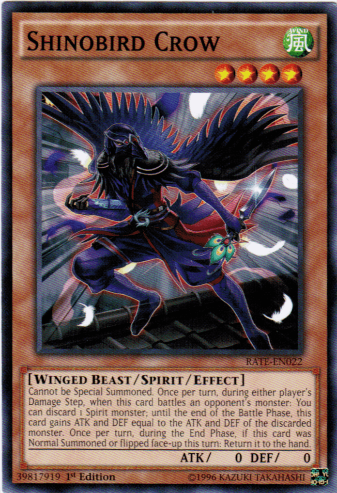 Shinobird Crow [RATE-EN022] Common - POKÉ JEUX