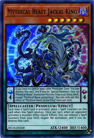 Mythical Beast Jackal King [INCH-EN048] Super Rare - POKÉ JEUX