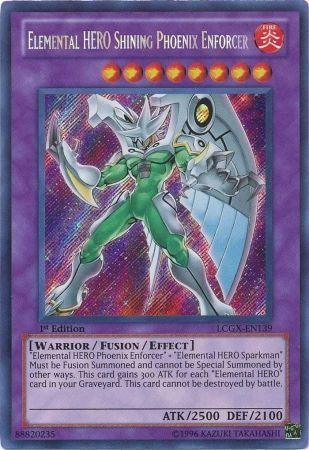 Elemental HERO Shining Phoenix Enforcer [LCGX-EN139] Secret Rare - POKÉ JEUX