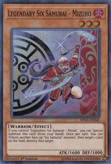 Legendary Six Samurai - Mizuho [SPWA-EN045] Super Rare - POKÉ JEUX