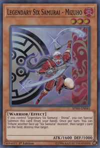 Legendary Six Samurai - Mizuho [SPWA-EN045] Super Rare - POKÉ JEUX