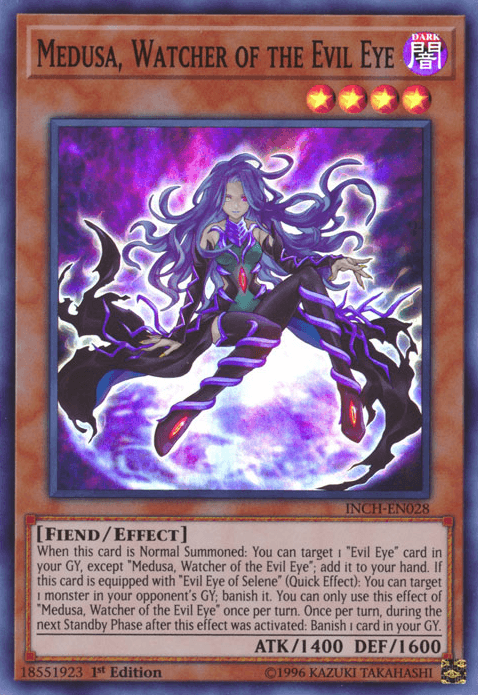Medusa, Watcher of the Evil Eye [INCH-EN028] Super Rare - POKÉ JEUX