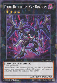 Dark Rebellion Xyz Dragon [SP15-EN036] Shatterfoil Rare - POKÉ JEUX