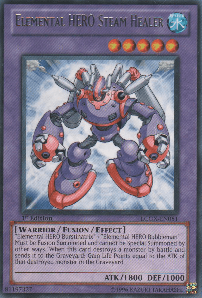 Elemental HERO Steam Healer [LCGX-EN051] Rare - POKÉ JEUX
