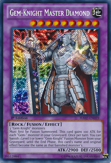 Gem-Knight Master Diamond [HA07-EN059] Secret Rare - POKÉ JEUX
