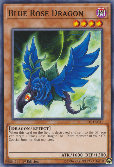 Blue Rose Dragon [LED4-EN031] Common - POKÉ JEUX