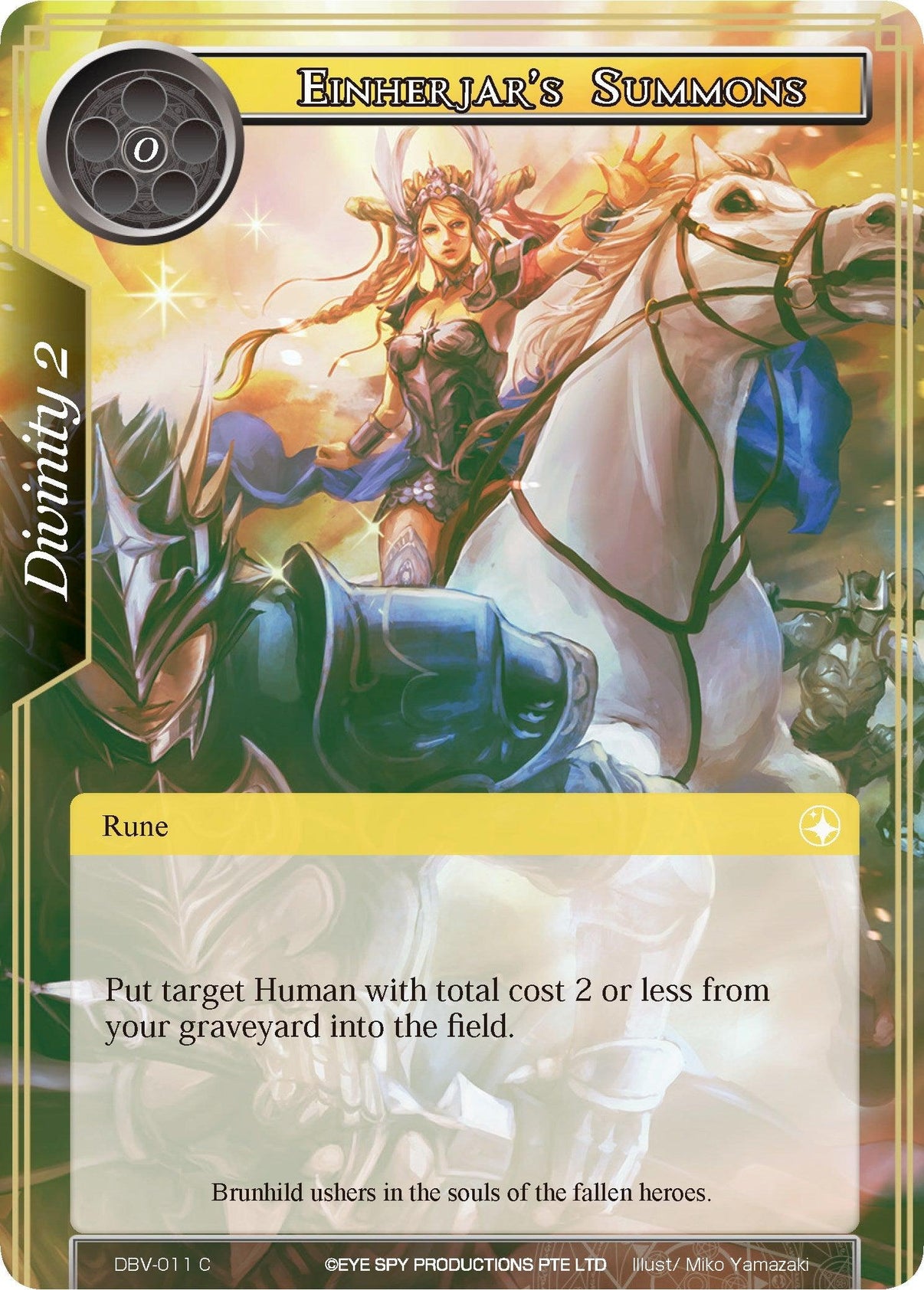 Einherjar's Summons (DBV-011) [The Decisive Battle of Valhalla] - POKÉ JEUX