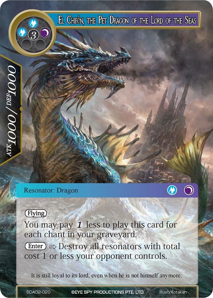 El Chifon, the Pet Dragon of the Lord of the Seas (SDAO2-020) [Alice Origin II Starter Deck] - POKÉ JEUX