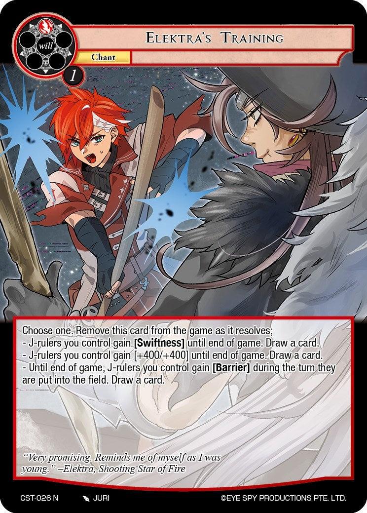 Elektra's Training (CST-026 N) [Clash of the Star Trees] - POKÉ JEUX
