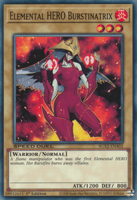 Elemental HERO Burstinatrix [SGX2-ENA02] Common - POKÉ JEUX