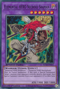 Elemental HERO Necroid Shaman [SGX2-ENE11] Common - POKÉ JEUX