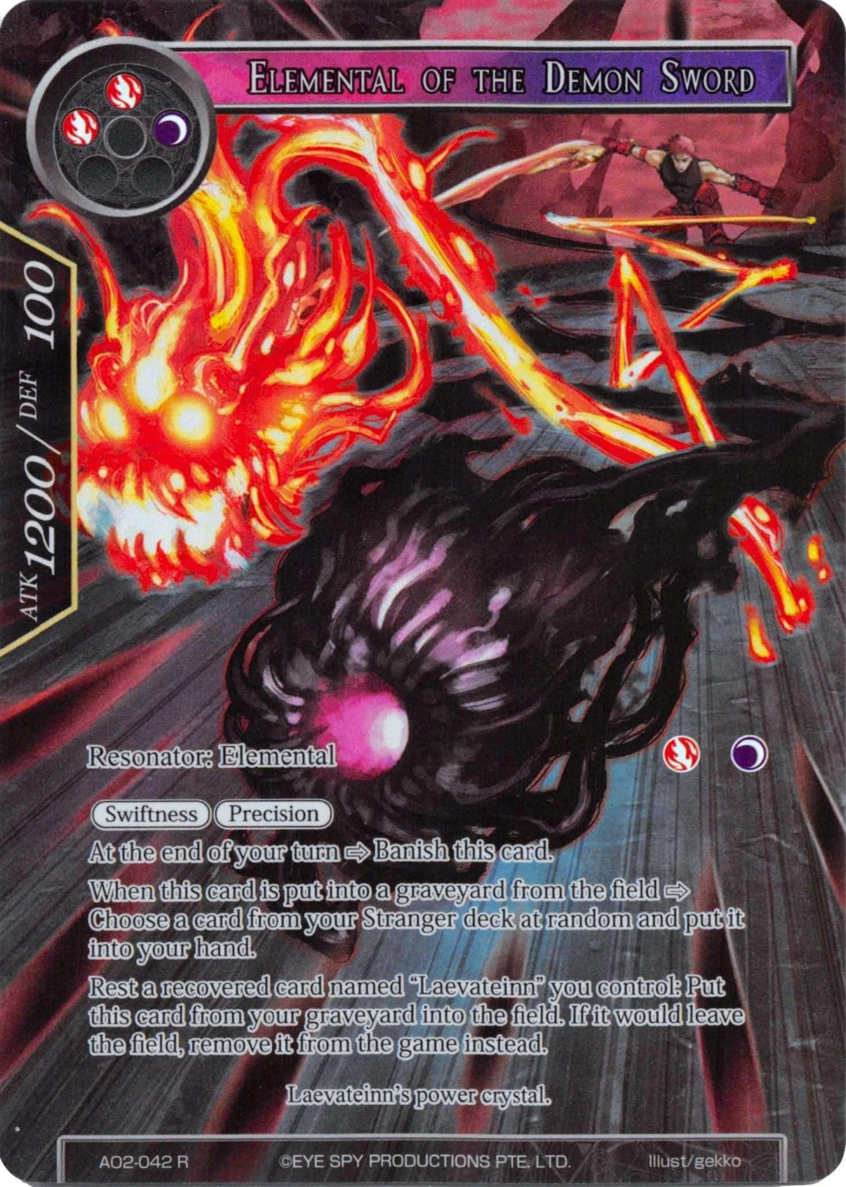 Elemental of the Demon Sword (Full Art) (AO2-042) [Alice Origin II] - POKÉ JEUX