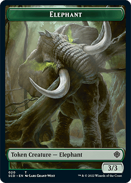 Elephant // Thopter Double-Sided Token [Starter Commander Decks] - POKÉ JEUX