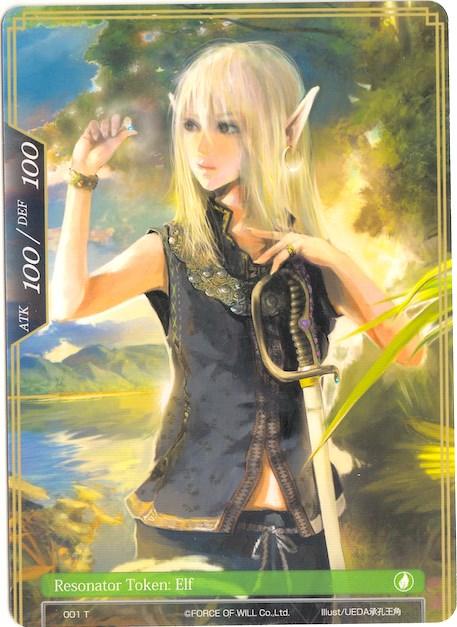 Elf Double-sided Resonator Token (001 T) [Legacy Lost] - POKÉ JEUX