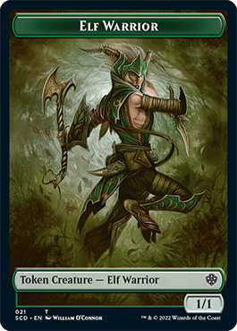 Elf Warrior // Cat Beast Double-Sided Token [Starter Commander Decks] - POKÉ JEUX
