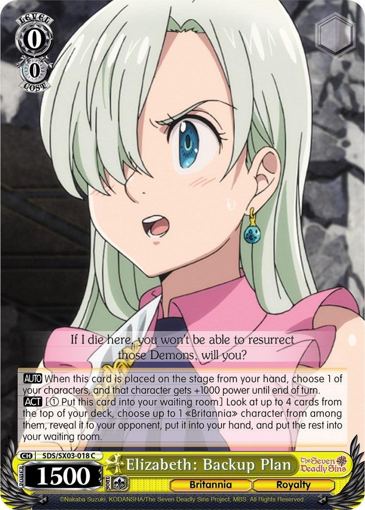 Elizabeth: Backup Plan (SDS/SX03-018 C) [The Seven Deadly Sins] - POKÉ JEUX