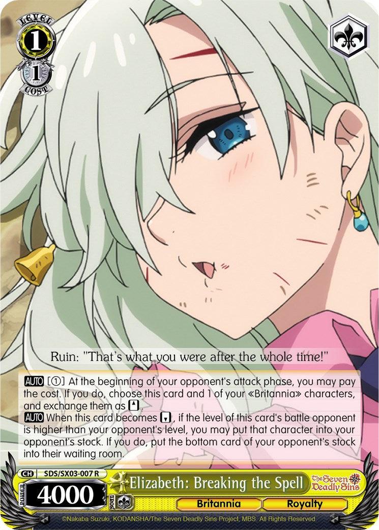 Elizabeth: Breaking the Spell (SDS/SX03-007 R) [The Seven Deadly Sins] - POKÉ JEUX