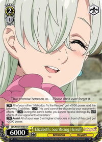 Elizabeth: Sacrificing Herself (SDS/SX03-008S SR) [The Seven Deadly Sins] - POKÉ JEUX