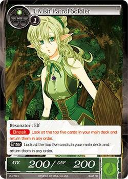 Elvish Patrol Soldier (2-076) [The War of Valhalla] - POKÉ JEUX