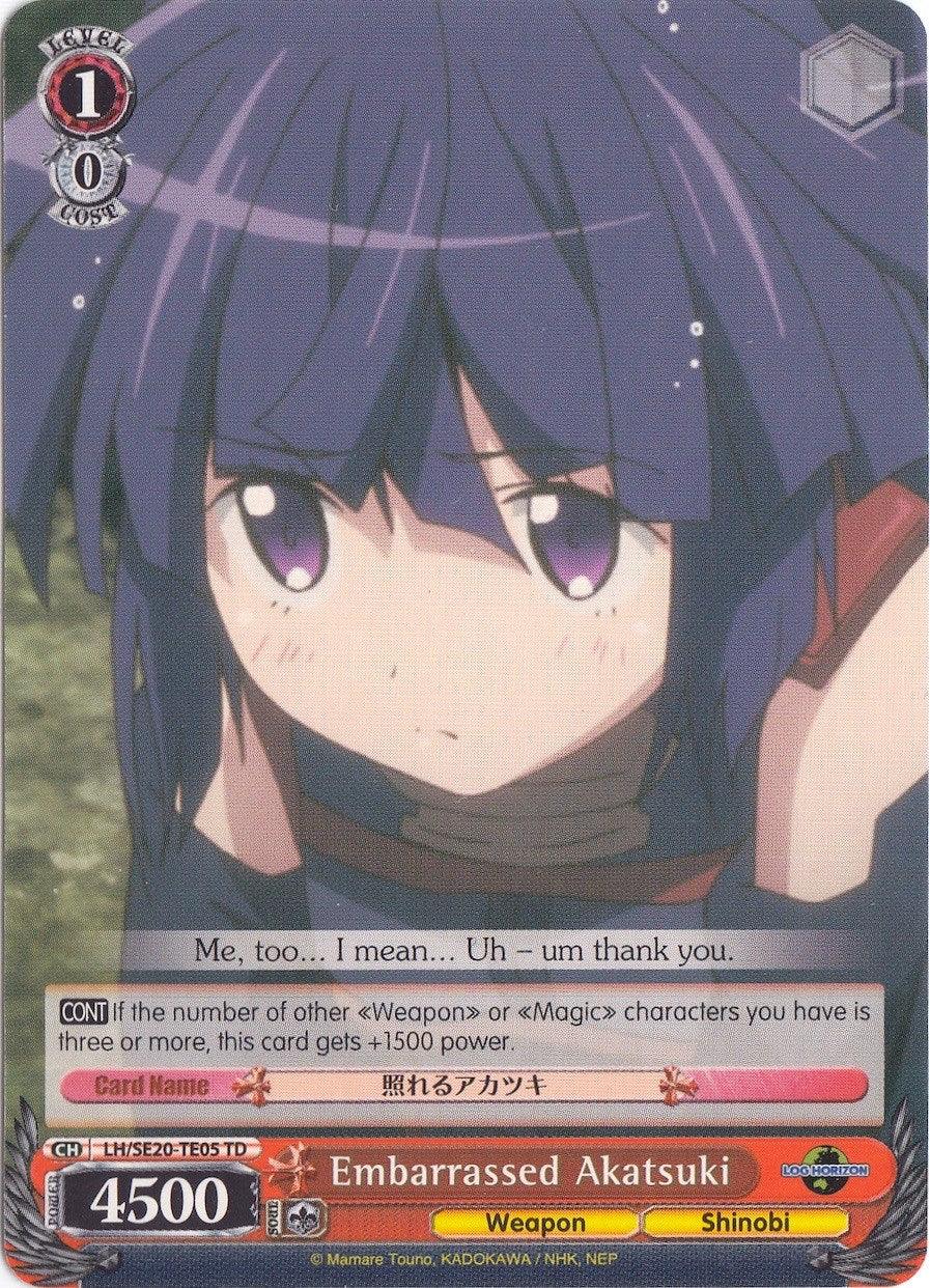 Embarassed Akatsuki (LH/SE20-TE05 TD) [LOG HORIZON] - POKÉ JEUX