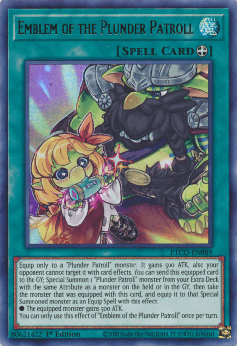 Emblem of the Plunder Patroll [ETCO-EN089] Ultra Rare - POKÉ JEUX
