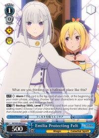 Emilia Protecting Felt (RZ/S55-E075 U) [Re:ZERO Vol.2] - POKÉ JEUX