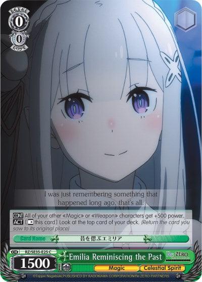 Emilia Reminiscing the Past (RZ/SE35-E25 C) [Re:ZERO: The Frozen Bond] - POKÉ JEUX
