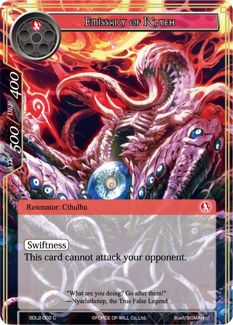 Emissary of R'lyeh (SDL2-002) [Starter Deck: Rage of R'lyeh] - POKÉ JEUX