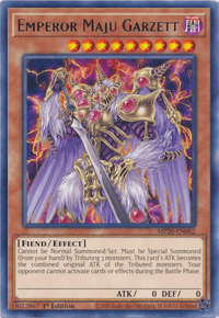 Emperor Maju Garzett [MP20-EN062] Rare - POKÉ JEUX