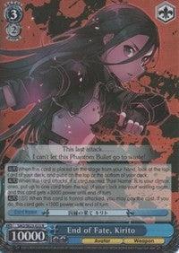 End of Fate, Kirito (SAO/SE23-E23 R) (Parallel Foil) [Sword Art Online II] - POKÉ JEUX