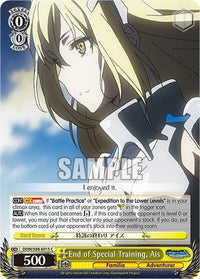 End of Special Training, Ais (DDM/S88-E015 C) [Is it Wrong to Try to Pick Up Girls in a Dungeon?] - POKÉ JEUX