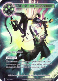 End of the Revolution (Full Art) (ADK-094) [Advent of the Demon King] - POKÉ JEUX