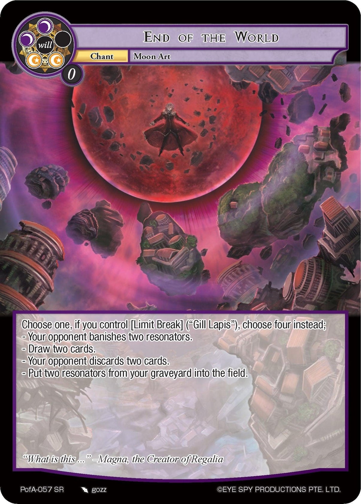 End of the World (PofA-057) [Alice Origin IV: Prologue of Attoractia] - POKÉ JEUX